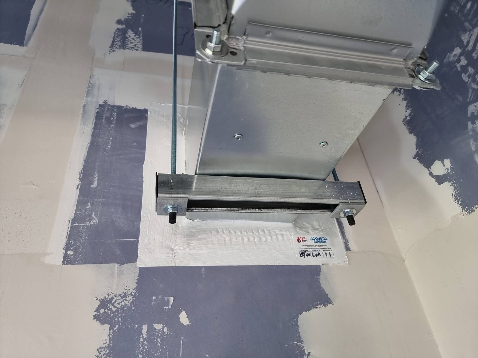 Cable tray fire seal