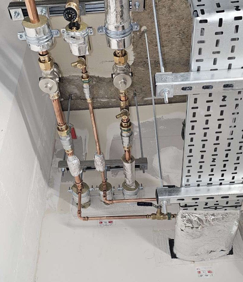 Passive fire protection installation